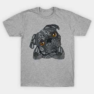 Black Pug T-Shirt